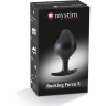 Анальная втулка MYSTIM Buttplug Rocking Force S с электростимуляцией, чёрная (блок импульсов — отдельно)