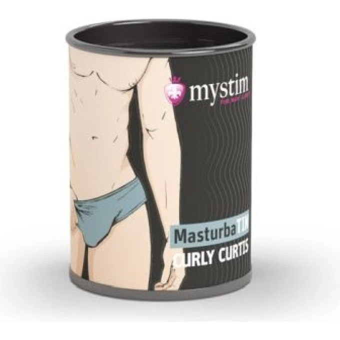 Минимастурбатор компактный MYSTIM MasturbaTIN Curly Curtis Waves