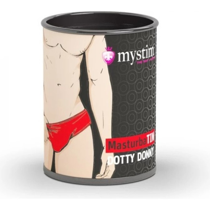Минимастурбатор MYSTIM MasturbaTIN Dotty Donny — Dots