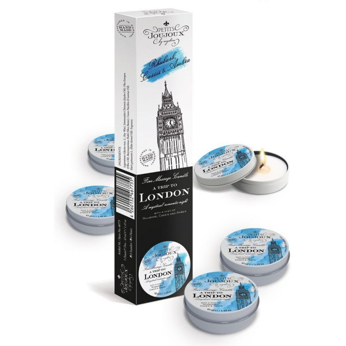Набор из 5 массажных свечей MYSTIM Petits Joujoux London Refill, 33 г