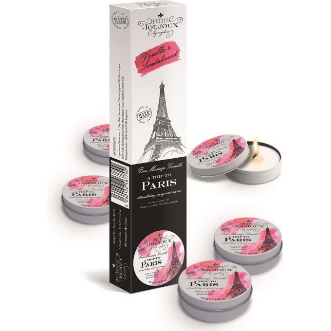 Набор из 5 массажных свечей MYSTIM Petits Joujoux Paris Refill (33 г)