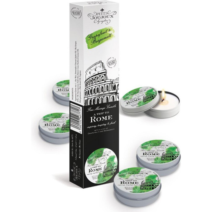 Набор из 5 массажных свечей MYSTIM Petits Joujoux Rome Refill, 33 г