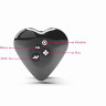 Вибромассажёр MYSTIM HEART'S DESIRE с электростимуляцией, чёрный